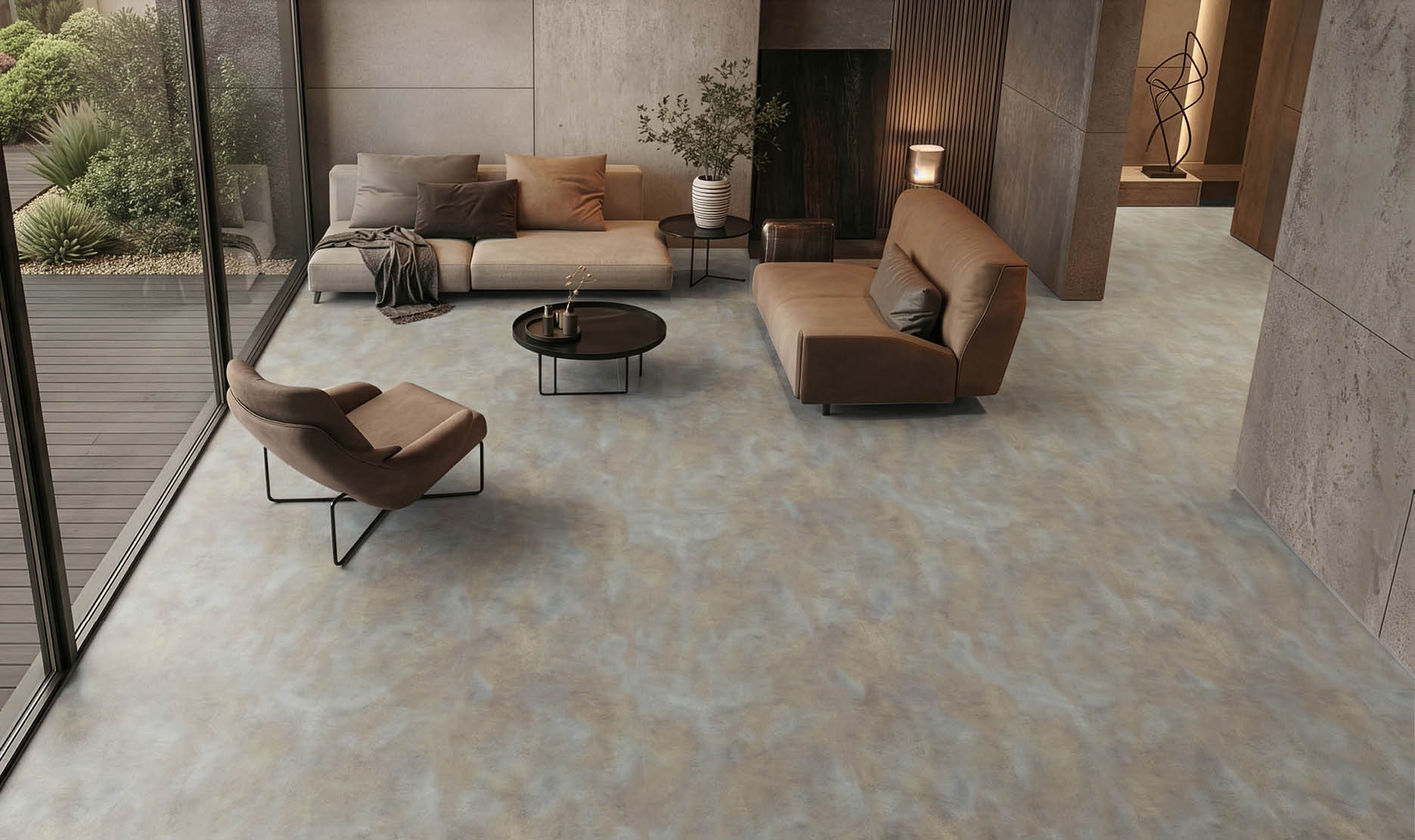 A large grocery store with aisles of food and drinks. AI generated content