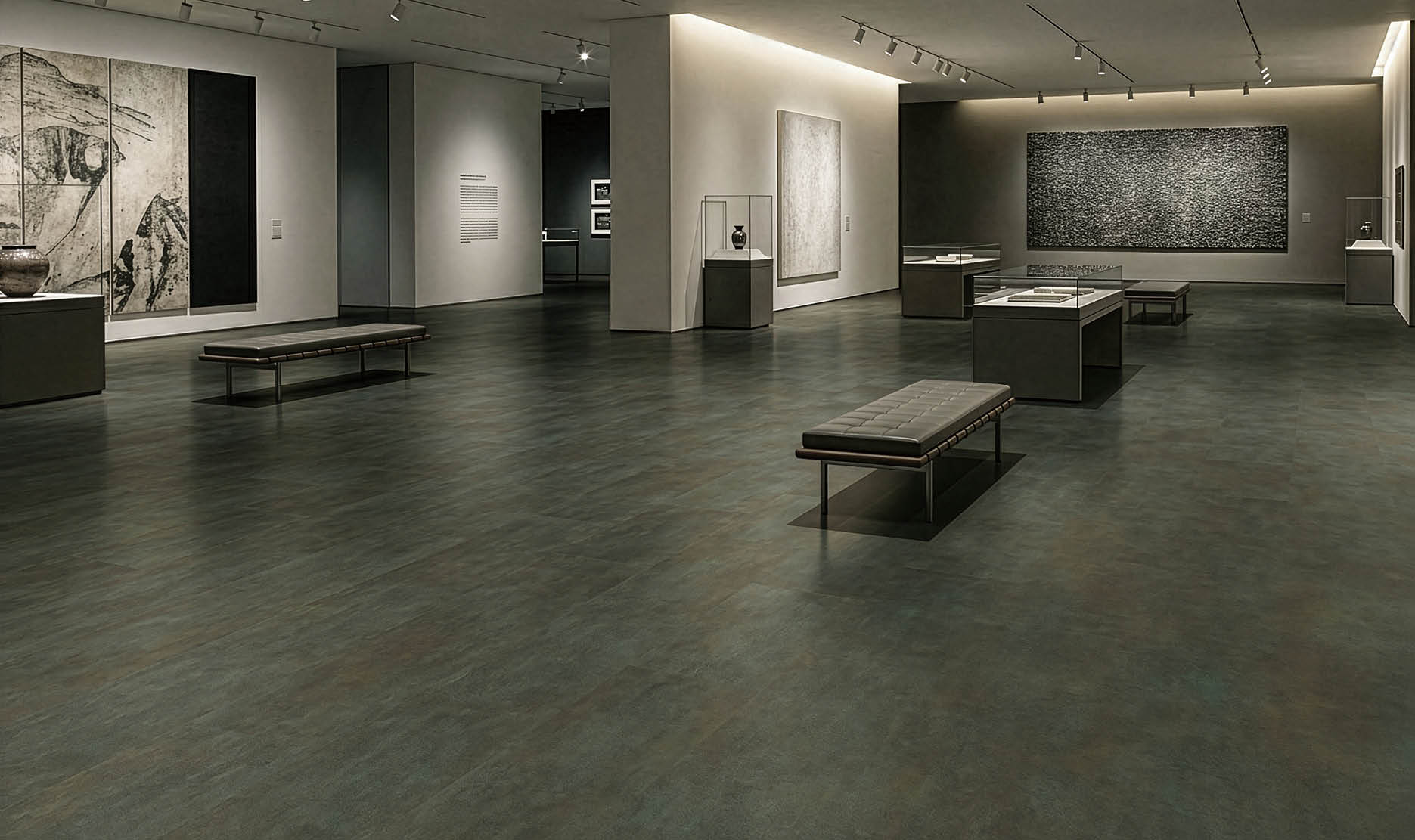 A large grocery store with aisles of food and drinks. AI generated content