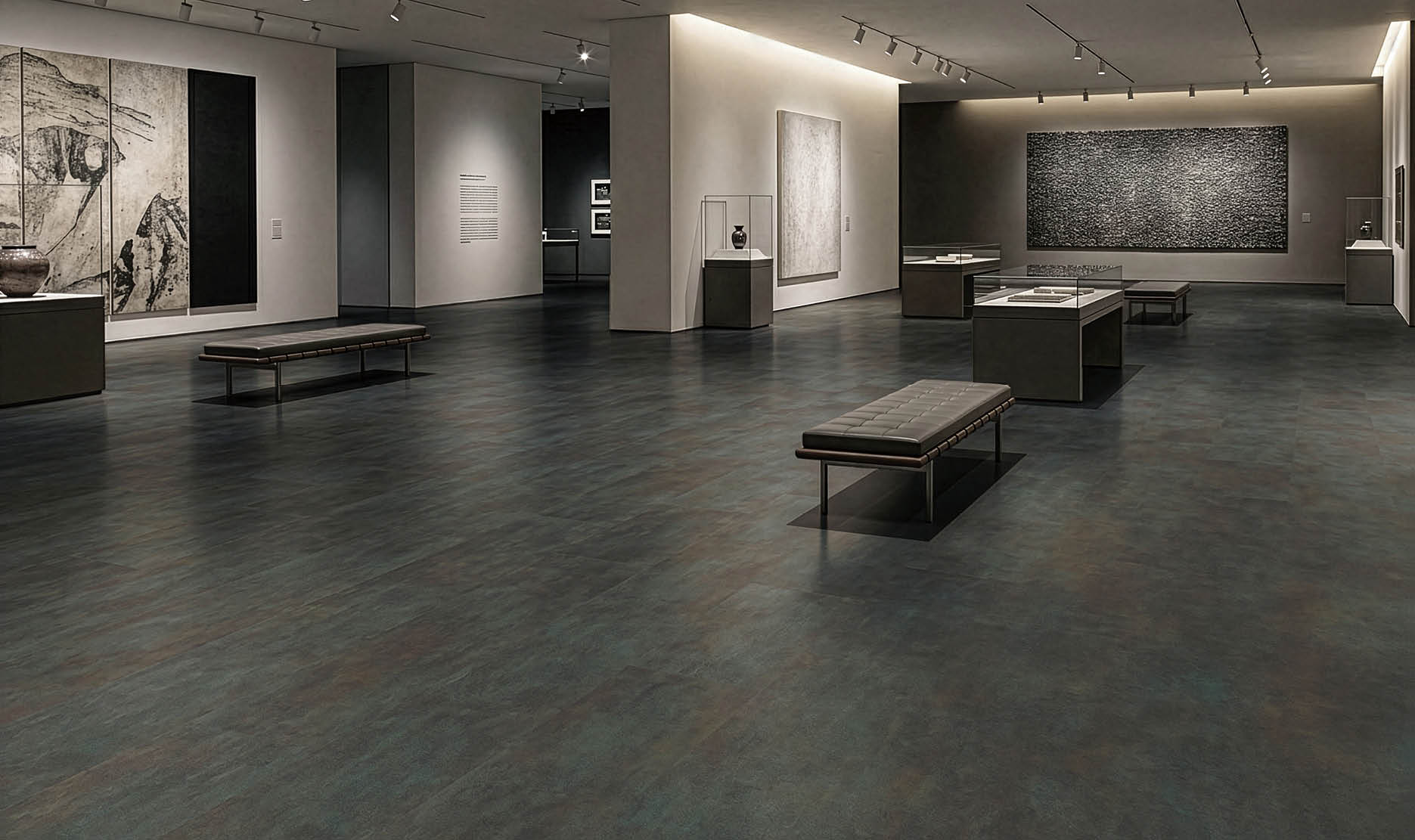 A large grocery store with aisles of food and drinks. AI generated content