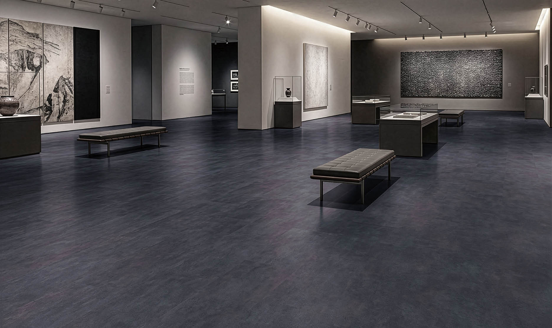 A large grocery store with aisles of food and drinks. AI generated content