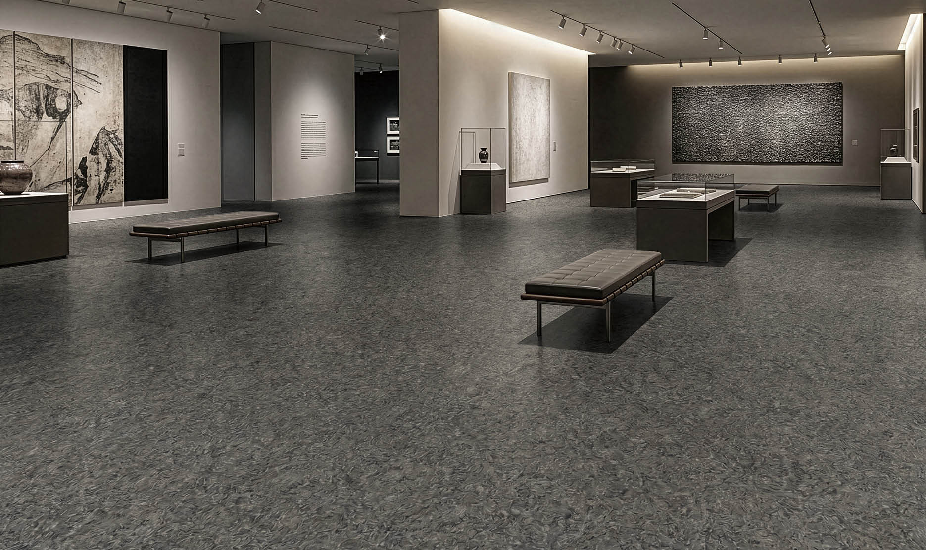 A large grocery store with aisles of food and drinks. AI generated content