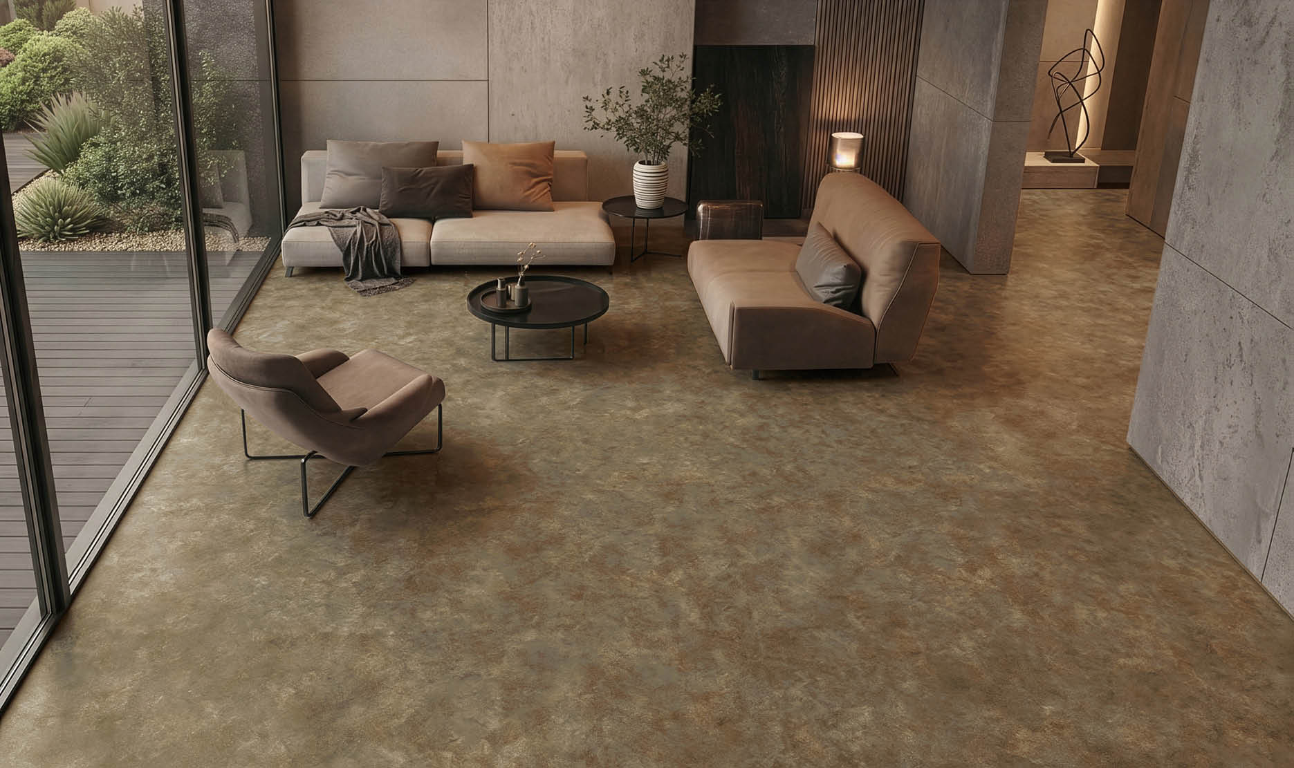 A large grocery store with aisles of food and drinks. AI generated content