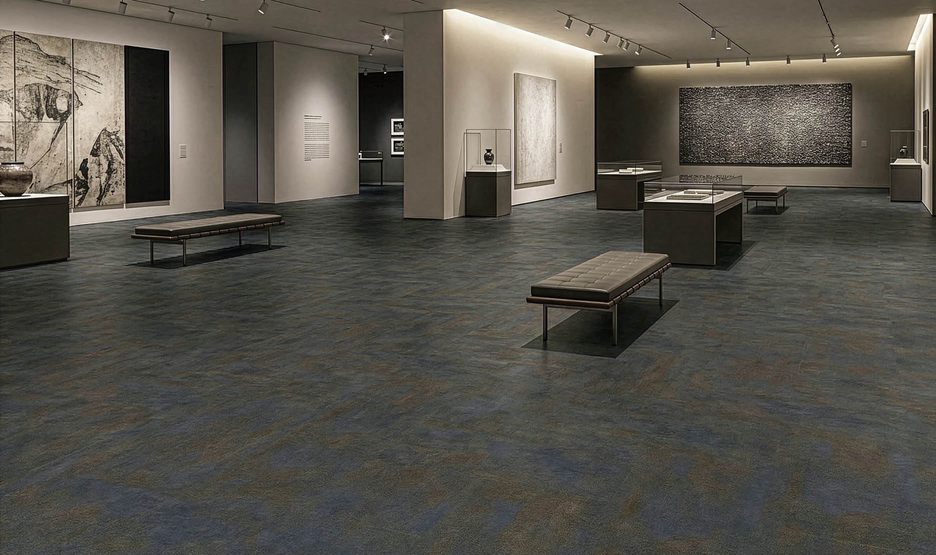 A large grocery store with aisles of food and drinks. AI generated content