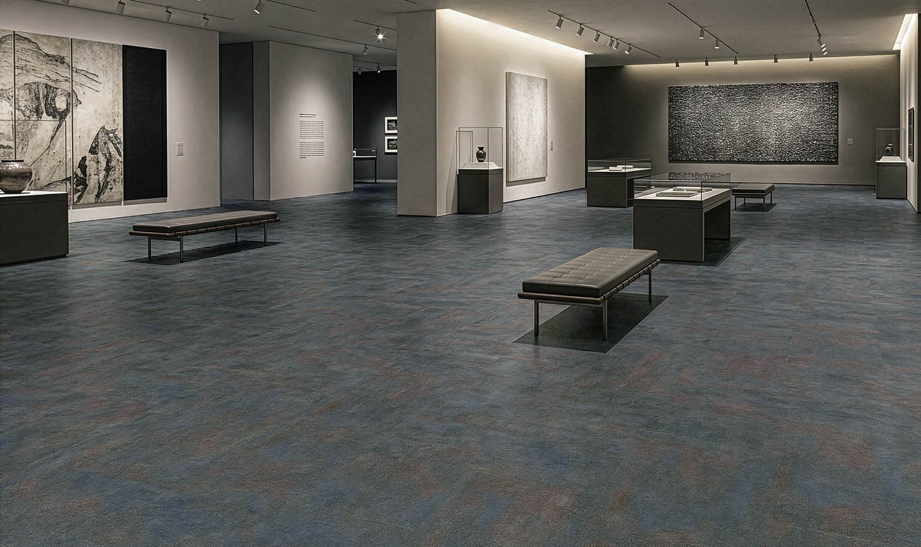 A large grocery store with aisles of food and drinks. AI generated content